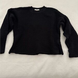 Joie- woman’s Crochet black sweater